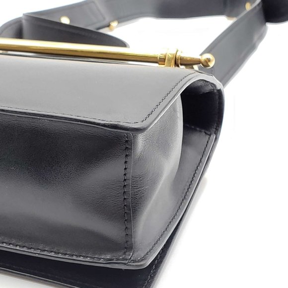 100% Authentic Prada Cahier Black Clutch Shoulder Bag - Picture 9 of 16